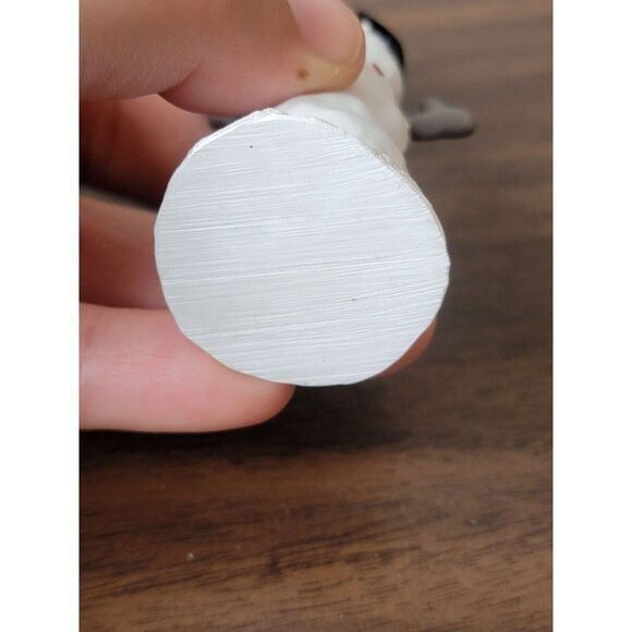 Top Hat snowman red striped scarf Village accessory Xmas decor - Picture 5 of 5